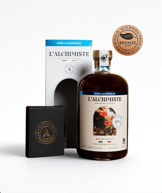 Cocktail acidulé - Rouge Velvet - Bouteille - L'Alchimiste