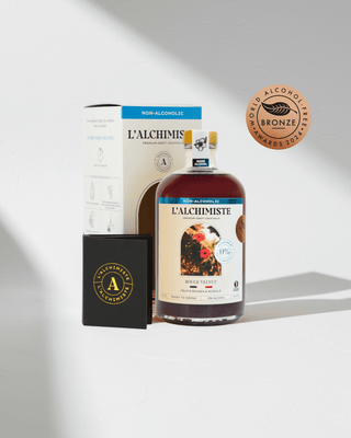 Cocktail Sans Alcool Rouge Velvet - Bouteille - L'Alchimiste